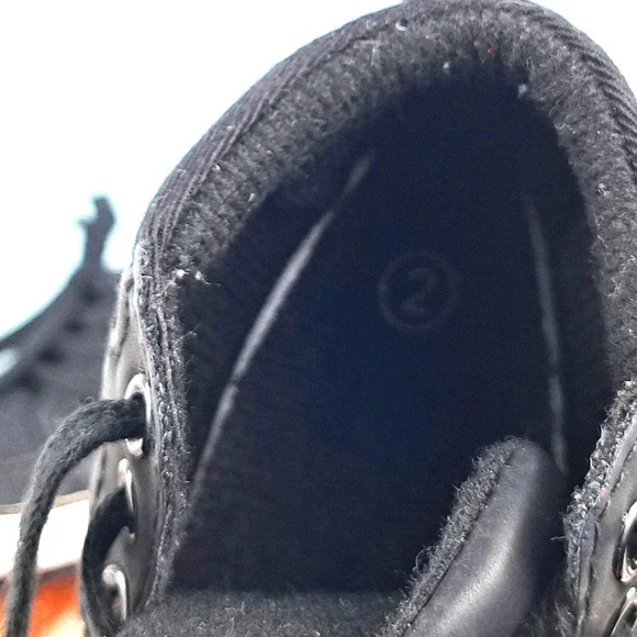 Infant Boots, Soft Bottom, sz 2, Black and White - Picture 7 of 7